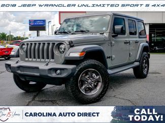 Used 2018 Jeep Wrangler Unlimited Sport S image 1