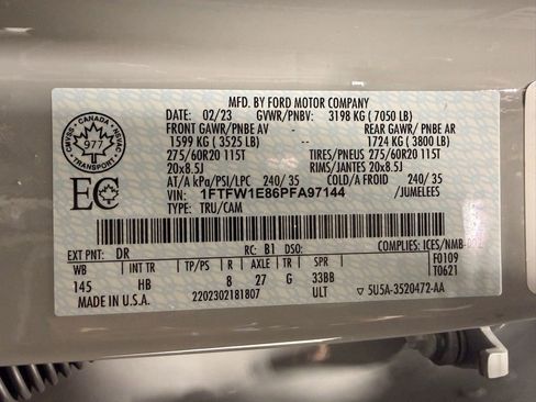 Used 2023 Ford F150 Lariat w/ Equipment Group 502A High image 33