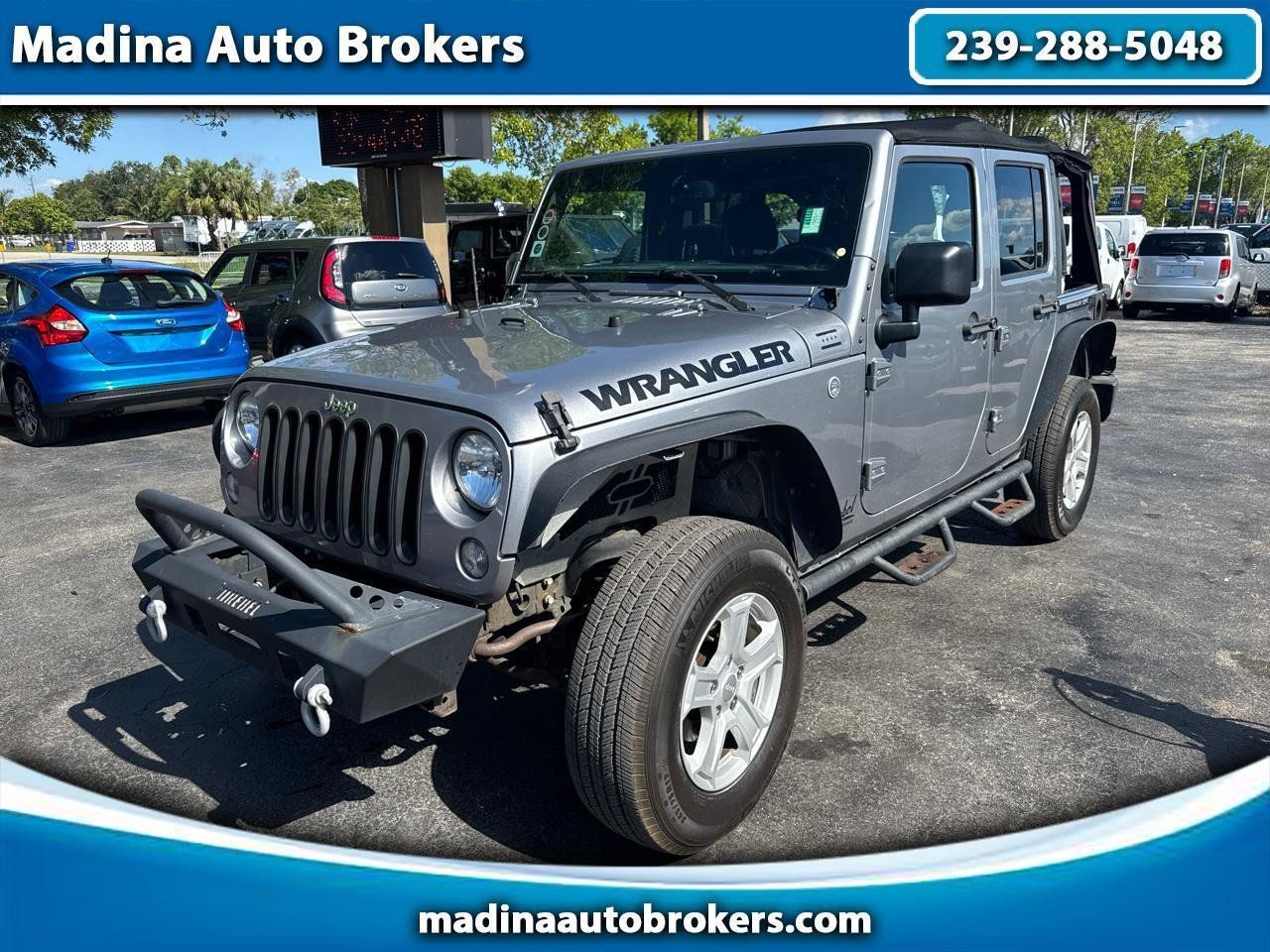 Used 2017 Jeep Wrangler Unlimited Sport w/ Quick Order Package 23S AWD/4WD image 1