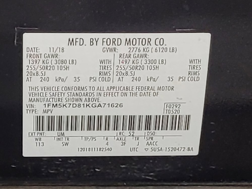 Used 2019 Ford Explorer XLT w/ Equipment Group 202A FWD image 33