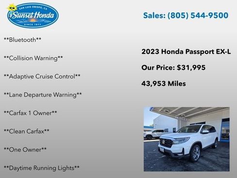 Used 2023 Honda Passport EX-L image 7