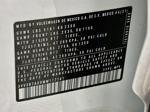 Used 2021 Volkswagen Tiguan SE FWD image 27
