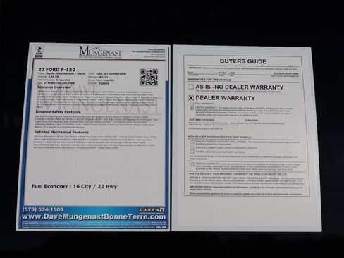 Used 2020 Ford F150 XLT w/ Equipment Group 302A Luxury image 21