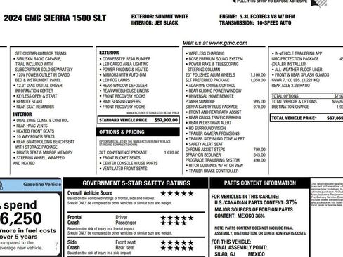 Used 2024 GMC Sierra 1500 SLT w/ SLT Convenience Package image 2