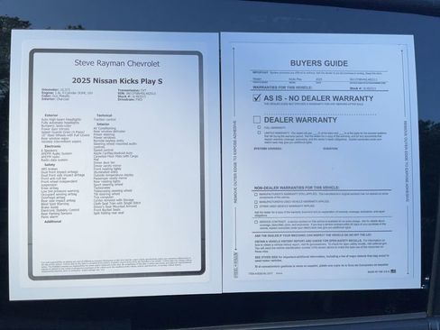 Used 2025 Nissan Kicks Play S FWD image 26