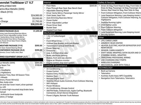 Used 2026 Chevrolet TrailBlazer LT w/ Convenience Package FWD image 34