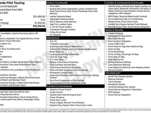 New 2026 Honda Pilot Touring image 2