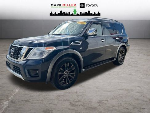 Used 2017 Nissan Armada Platinum w/ Captain Seat Package AWD/4WD image 1