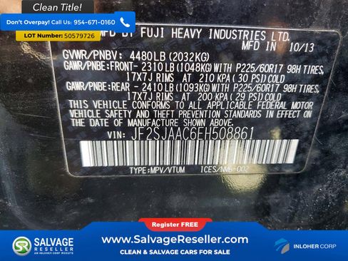 Used 2014 Subaru Forester 2.5i image 17