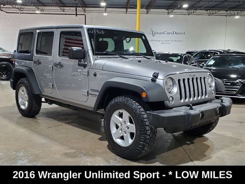 Used 2016 Jeep Wrangler Unlimited Sport w/ Quick Order Package 24S AWD/4WD image 3