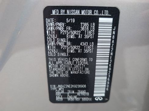 Used 2019 INFINITI QX80 Luxe w/ 22" Wheel Package image 26