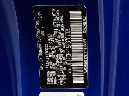 Used 2023 Subaru BRZ Limited image 27