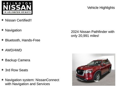 Certified 2024 Nissan Pathfinder SL image 8