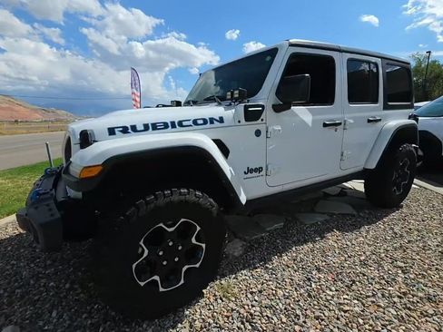 Certified 2023 Jeep Wrangler Unlimited Rubicon 4xe w/ Steel Bumper Group AWD/4WD image 1