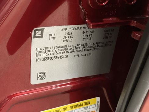 Used 2011 Buick LaCrosse CXL w/ Luxury Package image 31