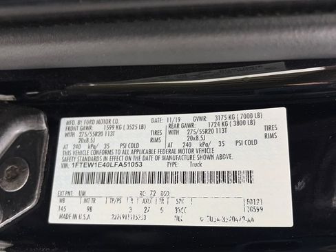 Used 2020 Ford F150 Platinum AWD/4WD image 9