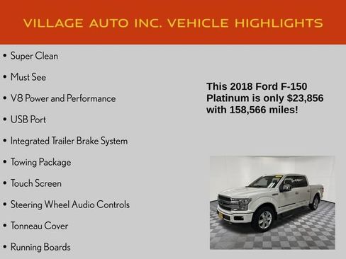 Used 2018 Ford F150 Platinum AWD/4WD image 7