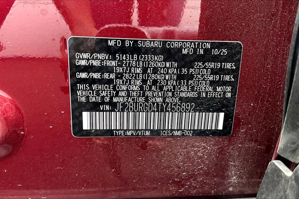 Certified 2026 Subaru Outback Limited XT AWD/4WD image 17
