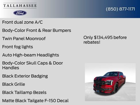 New 2025 Ford F150 Lariat w/ Equipment Group 502A High image 46