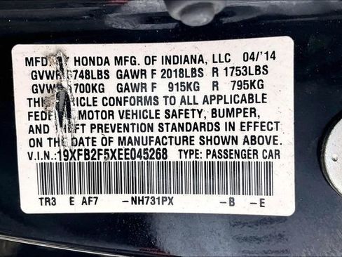 Used 2014 Honda Civic LX image 15
