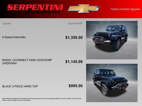 Used 2015 Jeep Wrangler Unlimited Sahara w/ Connectivity Group AWD/4WD image 4