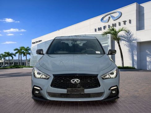 Used 2023 INFINITI Q50 Red Sport 400 w/ Carbon Fiber Package AWD/4WD image 2