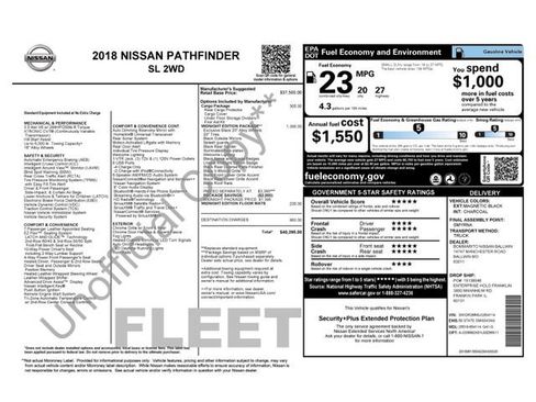 Used 2018 Nissan Pathfinder SL w/ Midnight Edition Package image 45