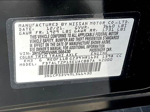 Used 2021 Nissan Kicks SR w/ SR Premium Package FWD image 32