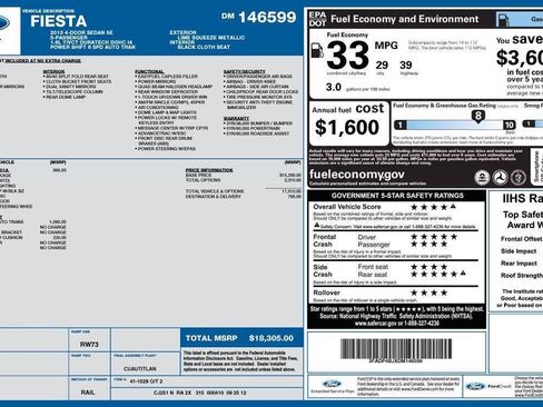 Used 2013 Ford Fiesta SE FWD image 3
