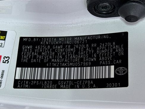 Certified 2021 Toyota Camry XSE w/ Navigation Package FWD image 35