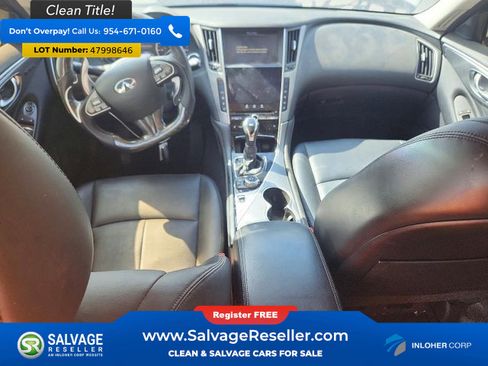 Used 2016 INFINITI Q50 3.0t Premium w/ 3.0T Premium Plus Package image 11