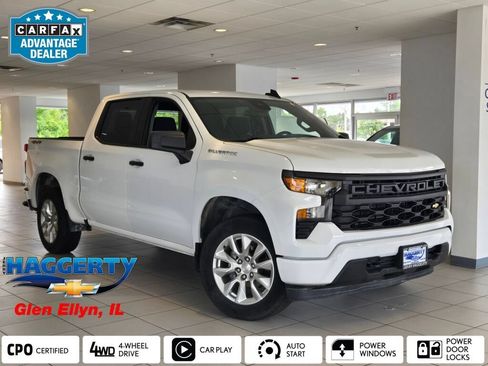 Certified 2023 Chevrolet Silverado 1500 Custom AWD/4WD image 1