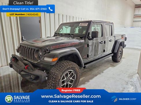 Used 2024 Jeep Gladiator Rubicon w/ Technology Group image 1