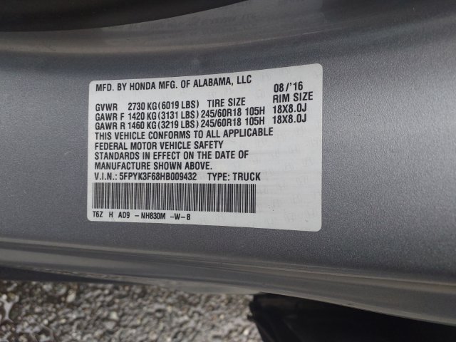Used 2017 Honda Ridgeline RTL-T image 25