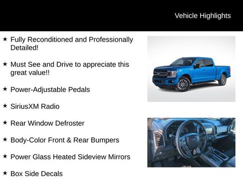 Certified 2020 Ford F150 XLT w/ Equipment Group 302A Luxury image 26