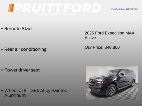 Used 2025 Ford Expedition Max Active RWD image 13