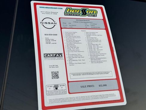 Certified 2024 Nissan Murano SV w/ SV Midnight Edition Package image 26