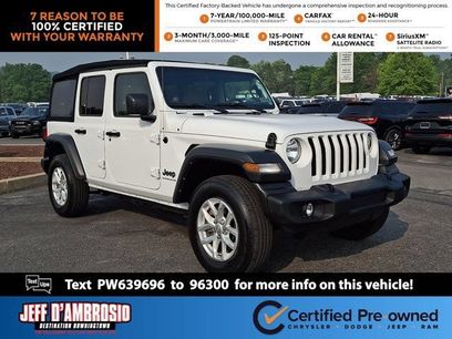 Certified 2023 Jeep Wrangler Unlimited Sport