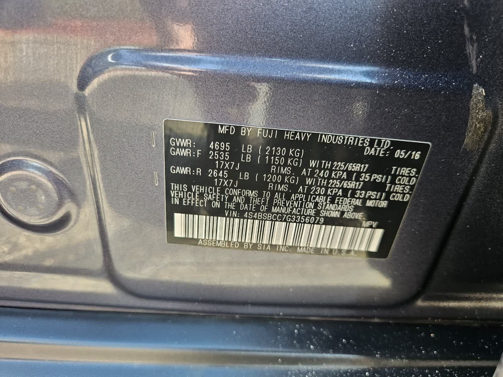 Used 2016 Subaru Outback 2.5i Premium AWD/4WD image 31