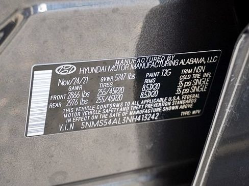 Used 2022 Hyundai Santa Fe Calligraphy w/ Cargo Package FWD image 34