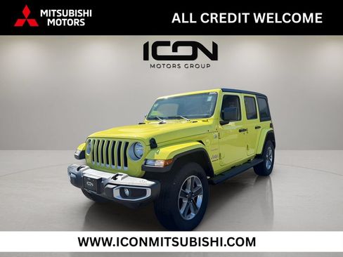 Used 2023 Jeep Wrangler Unlimited Sahara w/ Cold Weather Group AWD/4WD image 1