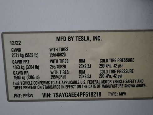 Used 2023 Tesla Model Y Long Range AWD/4WD image 7