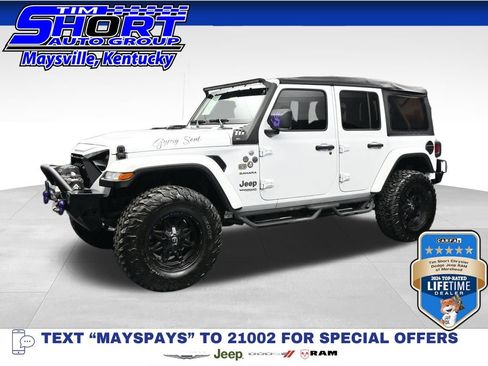 Used 2021 Jeep Wrangler Unlimited Sahara AWD/4WD image 1