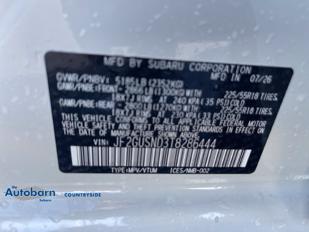 New 2026 Subaru Crosstrek 2.5i Limited AWD/4WD image 30