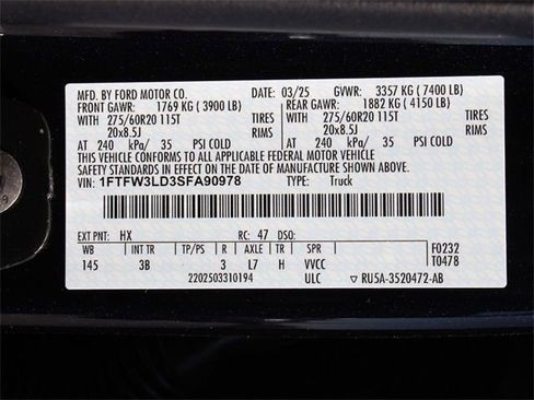 New 2025 Ford F150 XLT w/ Equipment Group 303A High image 22