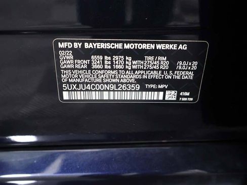 Used 2022 BMW X5 M50i w/ Executive Package AWD/4WD image 62