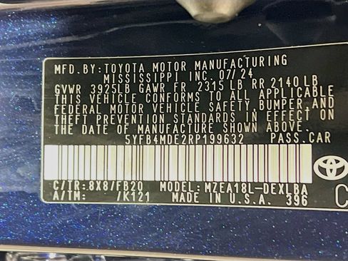 Certified 2024 Toyota Corolla LE FWD image 27