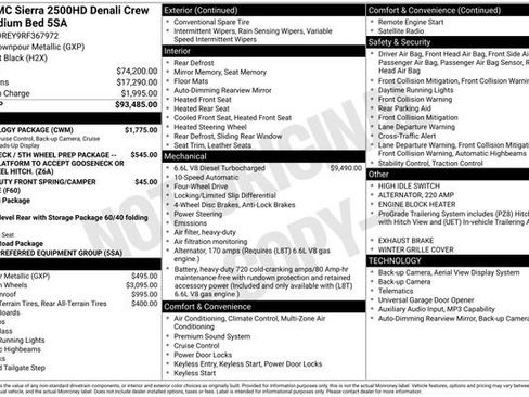 Used 2024 GMC Sierra 2500 Denali w/ Technology Package AWD/4WD image 44