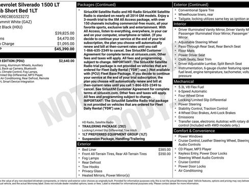 Used 2014 Chevrolet Silverado 1500 LT w/ All Star Edition image 1