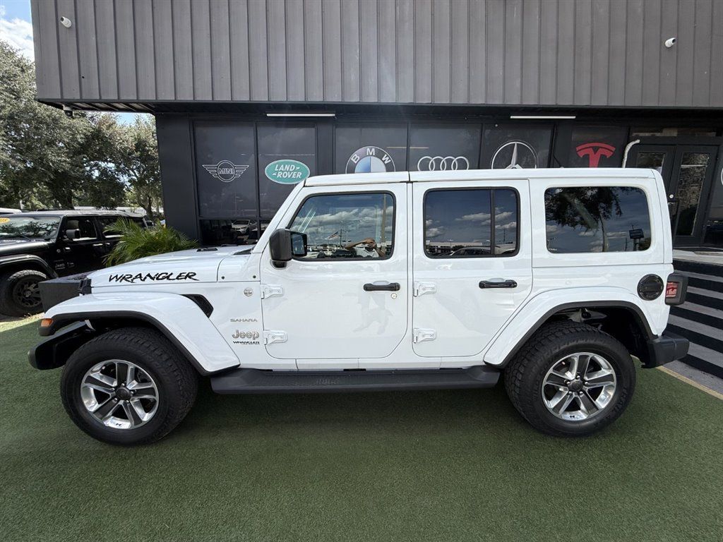 Used 2021 Jeep Wrangler Unlimited Sahara w/ Uconnect 4C Nav & Sound Group AWD/4WD image 7